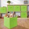 Casafield Set of 12 Collapsible Fabric Cube Storage Bins - Foldable Cloth Baskets for Shelves, Cubby Organizers & More